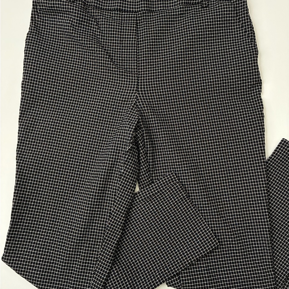 Jules & Leopold Monochrome Grid Pattern Pants
